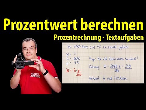 Calculate percentages - Solve word problems | Percentage calculation | Lehrerschmidt