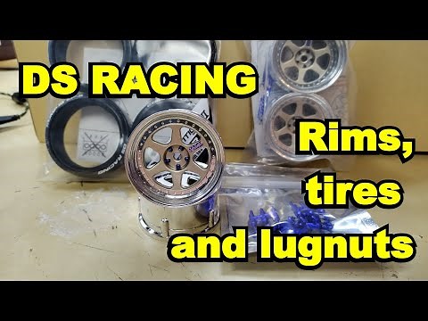 DS Racing Drift Wheels and tires unboxing and build