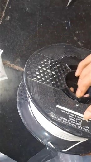 White PLA Filament Unboxing | Budget 3D Printing Filament 🔥 #shorts