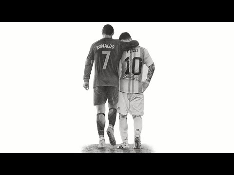 Cómo dibujé a MESSI y RONALDO parte 2 / FINAL / How to draw Messi and Ronaldo