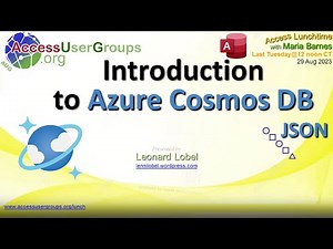 AL: Introduction to Azure Cosmos DB, by Leonard Lobel (Lenni)