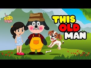 This Old Man With Lyrics - Nursery Rhymes & Kids Song - Counting & Learning Kids Videos