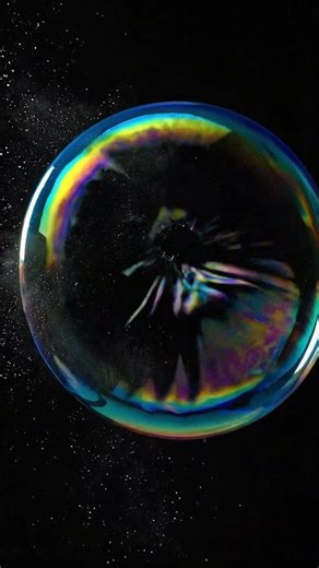 This Bubble Disappears in Seconds!