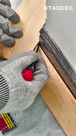 Old School Trick for Flawless Baseboard Corner Joints#stageek #tools #woodworking