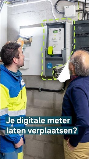 Digitale meter verplaatsen | simulatietool Fluvius