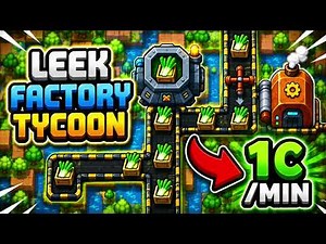 BEST Money Setup in Leek Factory Tycoon 🔥