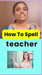 106K views · 899 reactions | ✨ Spell It Right: TEACHER ✨  Step 1:...