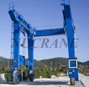 [Hot Item] Marine Shipyard Quay 500ton Boat Hoist Travel Lift Crane