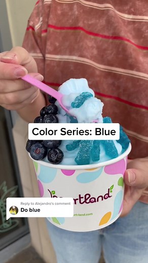 Yogurtland Color Series: Blue