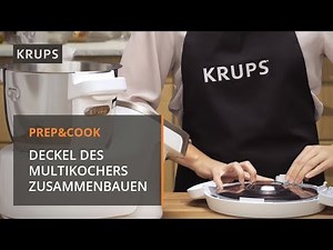 So einfach lässt sich der Prep & Cook Deckel zerlegen und zusammenbauen | Krups