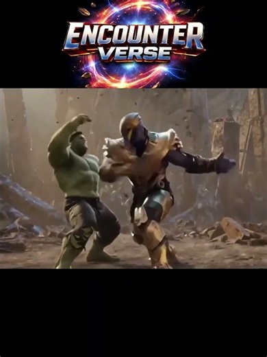 Hulk VS Thanos Fight Scene