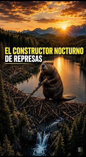 How beavers build dams and change the landscape while you sleep #animals #beaver #documentary