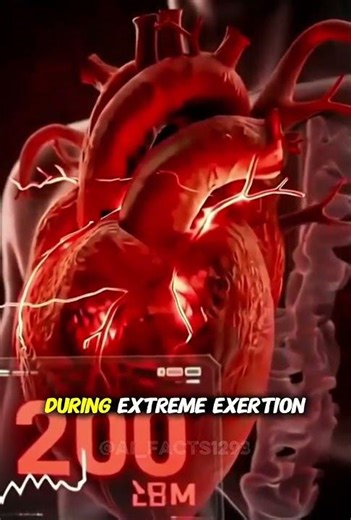 What If Your Heart Beat 200 Times Per Minute? #science #neuroscience #aifacts #humanbody #facts