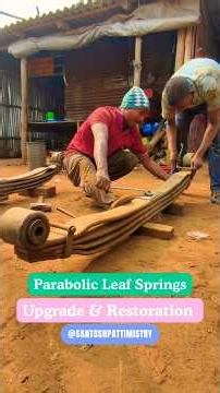 PARABOLIC Making More Suspension #leafspringworking #shorts #ytshort #shortsfeed #santoshpattimistry