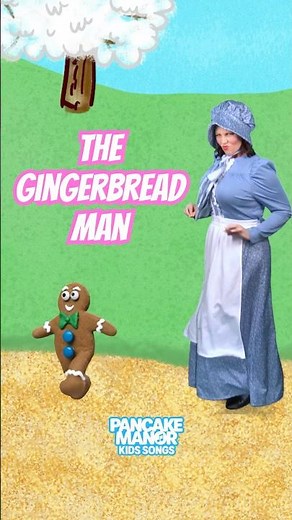 The Gingerbread Man is STILL running!! 🏃‍♂️ 🍪 #kidsvideo #preschool #gingerbread