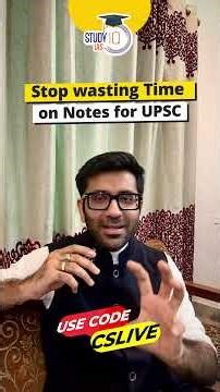 UPSC Notes Banane ki sbse badi galti ! 🚫 #upsc #NoteMaking