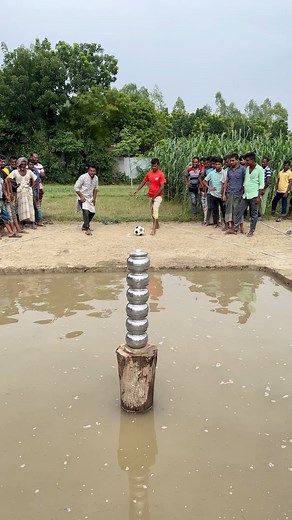 13M views · 90K reactions | who can hit the floating tower ? | SS Food Challenge | Facebook