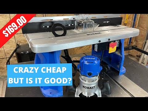 Best Budget Router Option? || Kobalt Router and Table Combo K11RTA-03 || Lets Check It Out!!