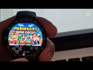 Play GameBoy Advance Emulator on Wear OS Android Smartwatch with Save/Load with My Boy! Emulator