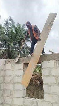 Removing Lintel Board After Concrete Setting | Construction Site Work