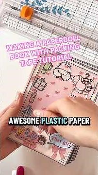 Paperdoll diy tutorial without a laminator, paper toy tutorial easy free, free toys to make at home