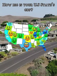 How big is your u.s states gdp? #mapping #usa