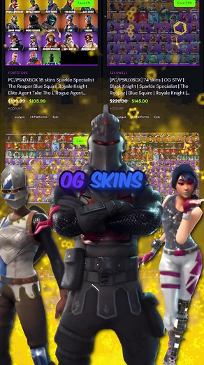 🎯 Unlock the RAREST Fortnite skins instantly 💪 No grinding, no waiting, just stacked accounts 🔥 Exclusive OG skins at the best prices 🔒 Safe, secure, and instant delivery 🏆 Start flexing your new Fortnite account today at TapinShop! | Tapin.GG