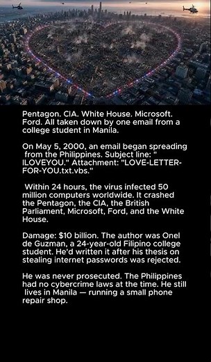 The $10 Billion Email That Broke the Internet: The ILOVEYOU Virus
