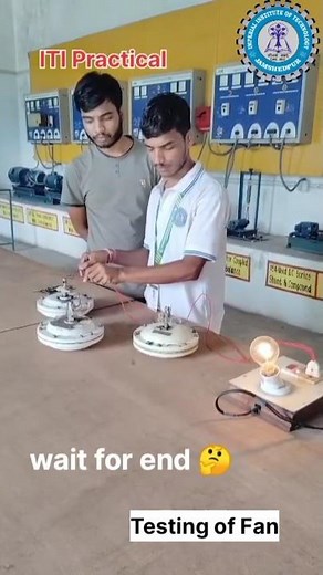 How to Test a Fan? || Fan Testing || #iti #practical #fanrepair #electrical #electricians #shorts
