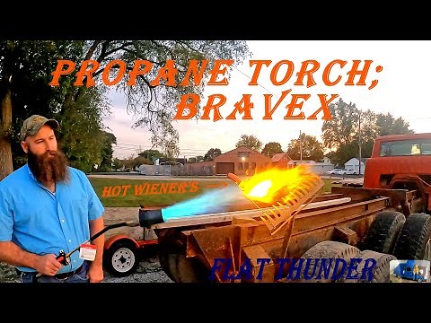 PROPANE TORCH; BRAVEX (NAPALMING WEEDS / FIRE STARTER)