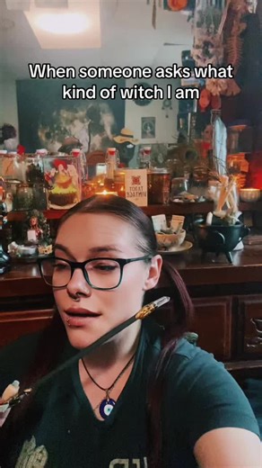 Eclectic witch…if you must know. ☺️ #blessedbe #witchtok #witch #eclecticwitch #thisiswhatido #spirituality #spiritualtiktok #herbs #crystals #wand #crystalball #cauldron #fyp #foryoupage