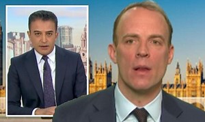Adil Ray and Dominic Raab shared heated exchange on GMB
