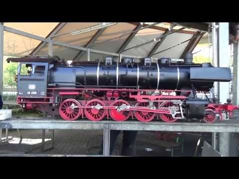 Br 50 2428 Echtdampf anheizen/ DampfbahnerPlochingen / heating up a Steam Locomotive German Br 50