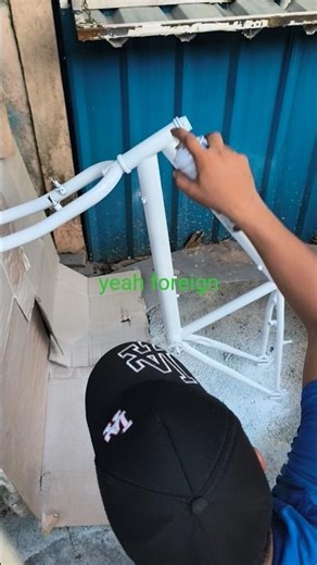 ini dia cara cat sepeda d rumah tinggal bele pelox aja #bike #bycycle #trending #trendingshorts