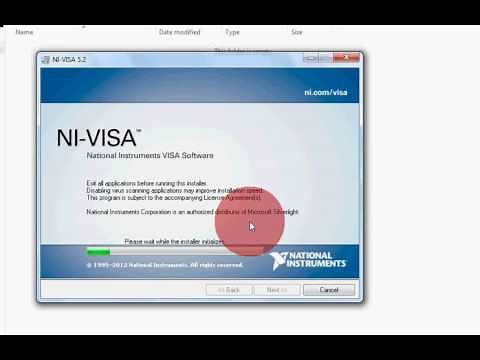 NI-VISA 5.2 Driver installation ( tut 2 )