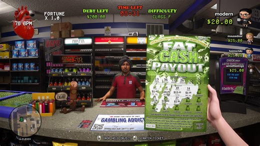 KEEP GAMBLING: Hostile Friendslop for Lotto ticket victories