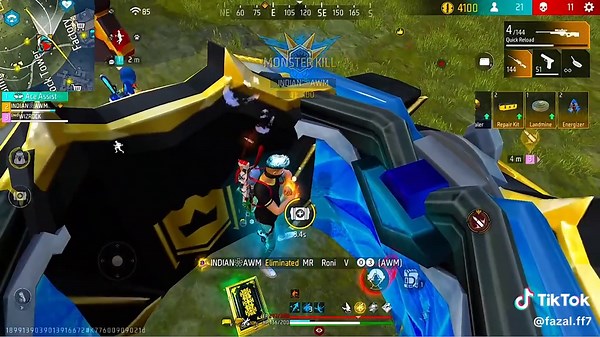 30 Kills with AWM in Free Fire Gameplay