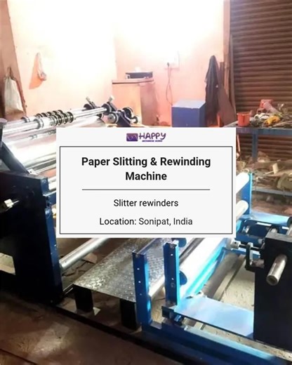 🔹 For Sale: Paper Slitting & Rewinding Machine 🔹 Brand: Happy Mechanical Works 🔗 View details and photos: https://machinedalal.com/discover/7cc763a5/happy-mechanical-works/happy-mechanical-works-slitter-rewinders-paper-slitting-rewinding-machine-1a5a9e99 Efficient Paper Slitting & Rewinding Machine, ideal for paper converters and packaging units. Perfect for precision slitting and smooth rewinding operations. ✅ Used machine – Available now ✅ Robust build quality ✅ Excellent performance for pa