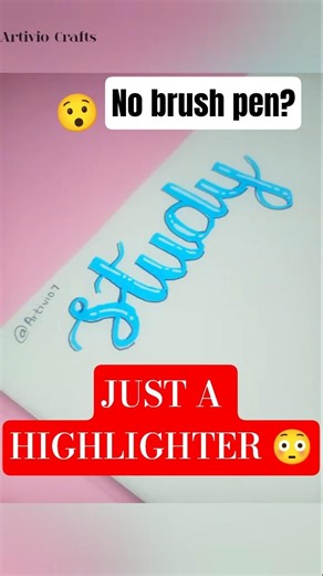 No Brush Pen? Try THIS Study Calligraphy Hack (Beginner Friendly!)