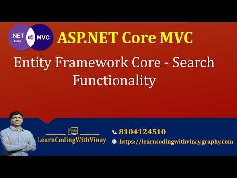 ASP.NET Core MVC - Search with Multiple Filters | Entity Framework Core