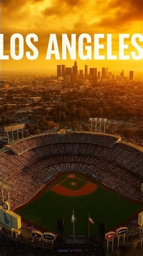 "LA Game Day Magic ✨ | Aerial View of Dodger Stadium”#shorts