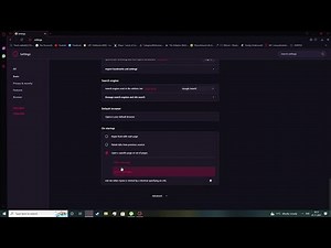 How To Set Starter Page On Opera GX