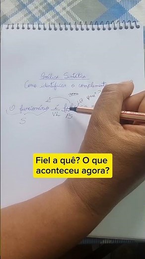 COMO IDENTIFICAR O COMPLEMENTO NOMINAL?