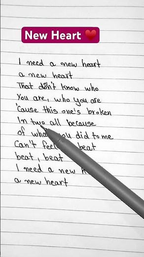 New Heart song by Crash Adams❤️#newheart #songlyrics #crashadams #lyrics