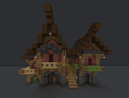 Minecraft Schematic Mangrove House by Deleted-79 | abfielder.com