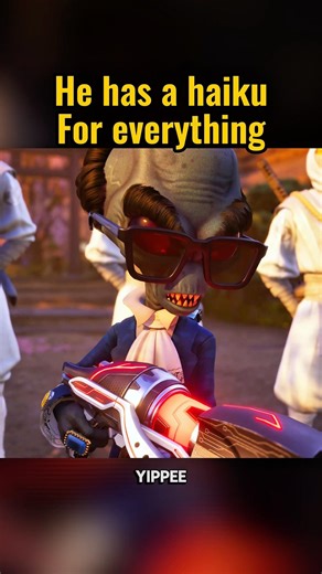 Has haiku for everything #gaming #gamingshorts #videogame #classicgames #destroyallhumans