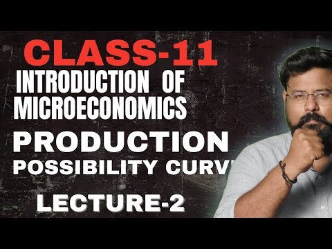 Production Possibility Curve & Opportunity Cost | Class 11 Microeconomics Chapter 1 | Lecture 2