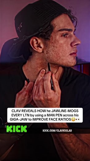 How Clav Enhances His Jawline Using a Man Pen