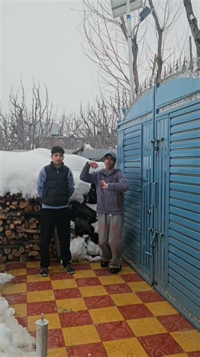 भट रोहित🔱 on Instagram: "Snow cricket 2026 #snow"