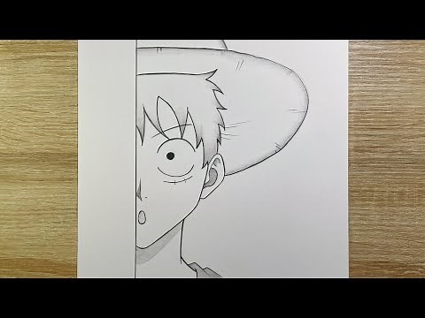 Comment dessiner Luffy facilement | Tutoriel étape par étape (One Piece)